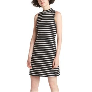 GAP | Black & White Striped Mock Neck Sleeveless Dress *NWT*